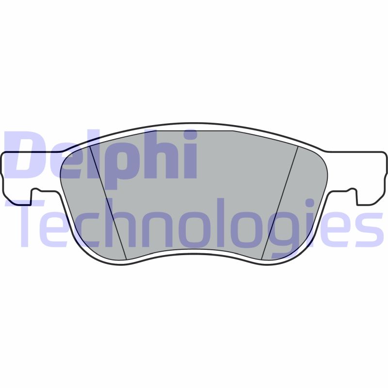 Set placute frana,frana disc LP3365 DELPHI