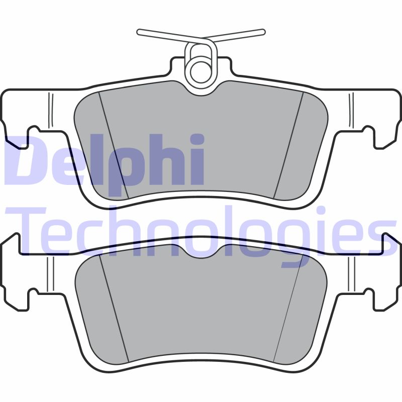 Set placute frana,frana disc LP3369 DELPHI