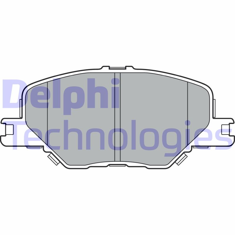 Set placute frana,frana disc LP3370 DELPHI