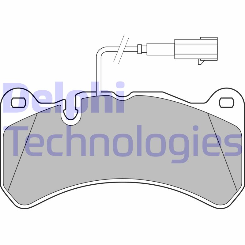 Set placute frana,frana disc LP3374 DELPHI