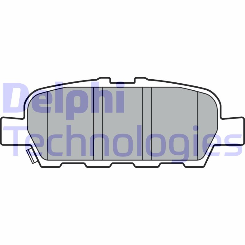 Set placute frana,frana disc LP3375 DELPHI