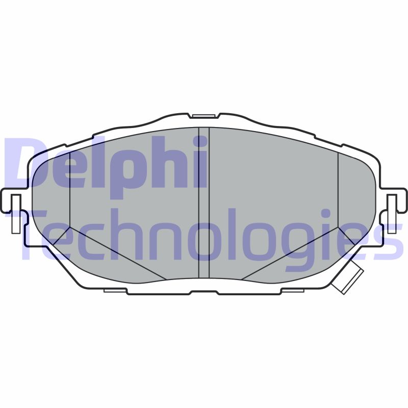 Set placute frana,frana disc LP3378 DELPHI