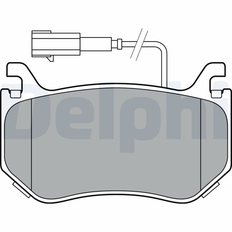 set placute frana,frana disc LP3381 DELPHI