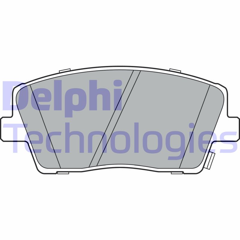 Set placute frana,frana disc LP3390 DELPHI