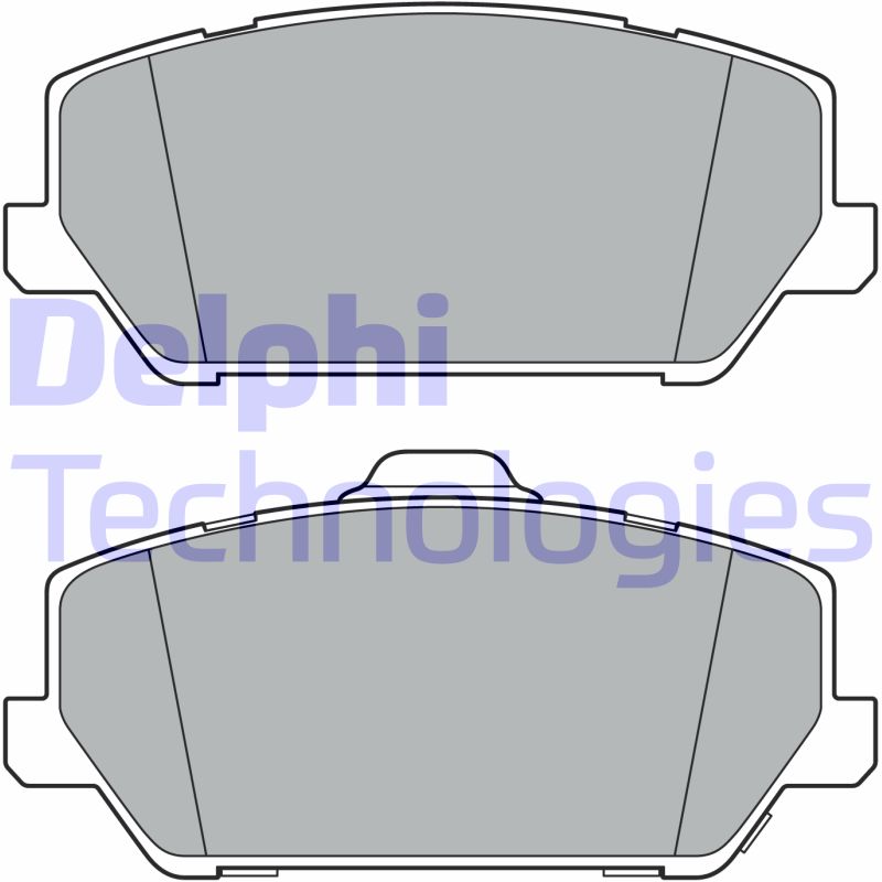 Set placute frana,frana disc LP3400 DELPHI