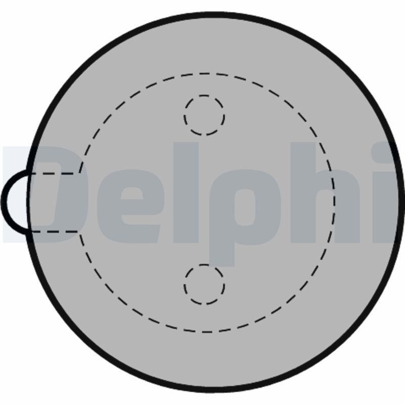 set placute de frana,frana de parcare cu disc LP345 DELPHI