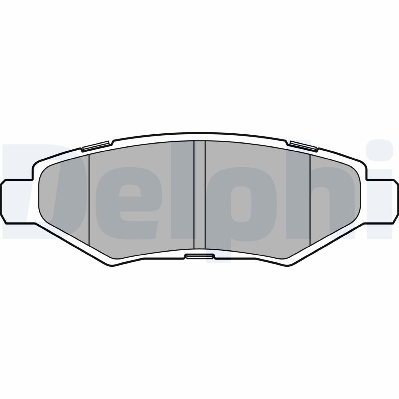 set placute frana,frana disc LP3467 DELPHI