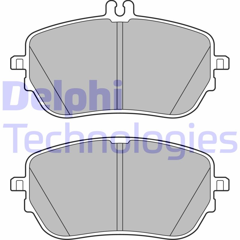 Set placute frana,frana disc LP3485 DELPHI