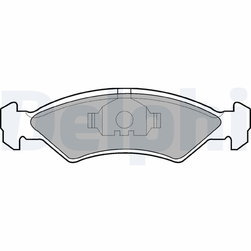 set placute frana,frana disc LP351 DELPHI