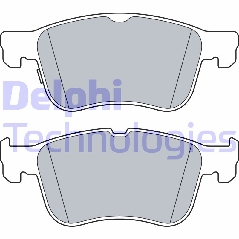 Set placute frana,frana disc LP3520 DELPHI