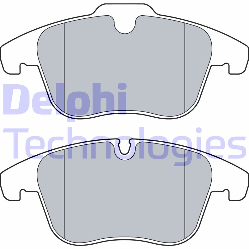 Set placute frana,frana disc LP3526 DELPHI