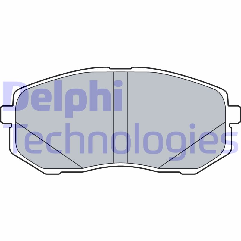 Set placute frana,frana disc LP3538 DELPHI