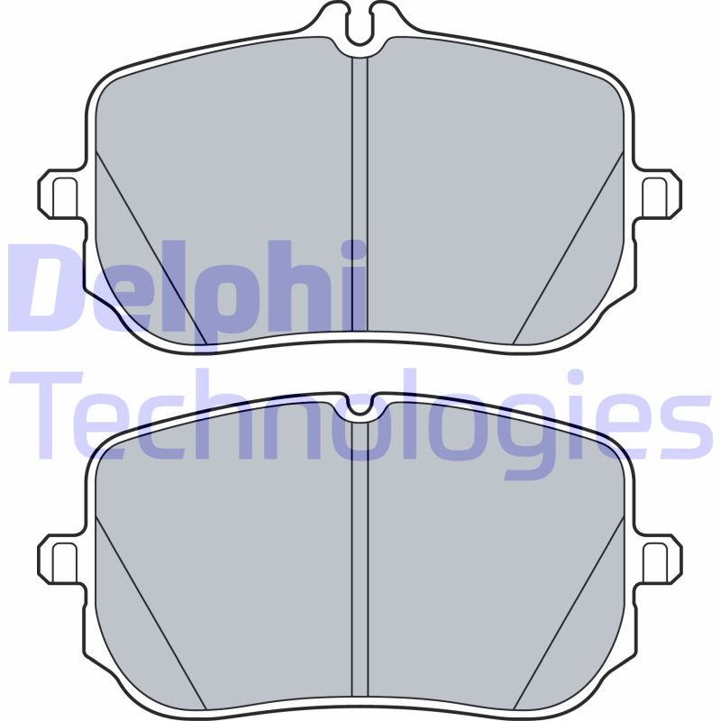 Set placute frana,frana disc LP3539 DELPHI