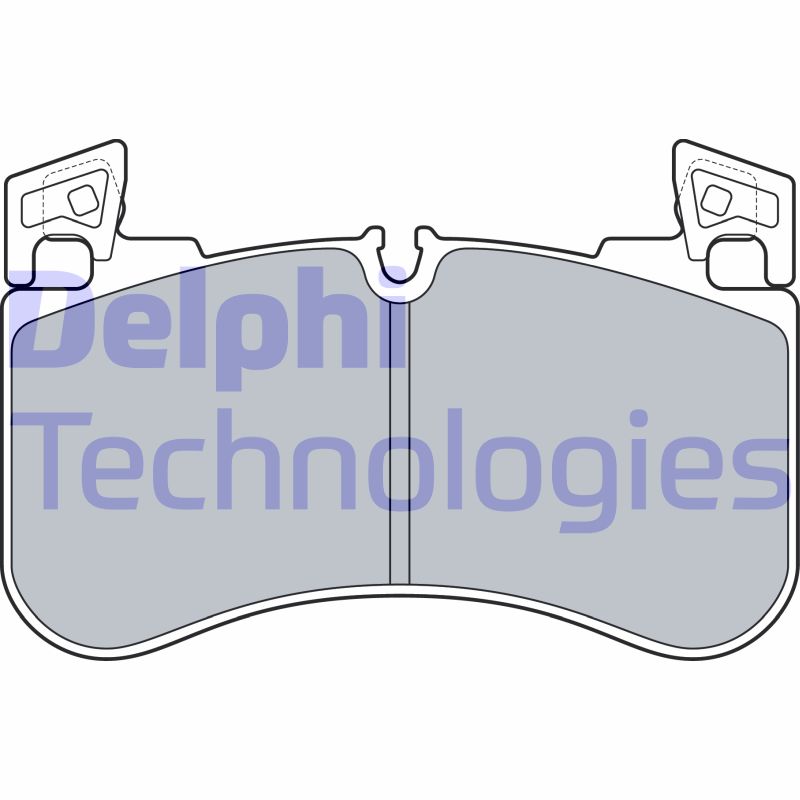 Set placute frana,frana disc LP3540 DELPHI