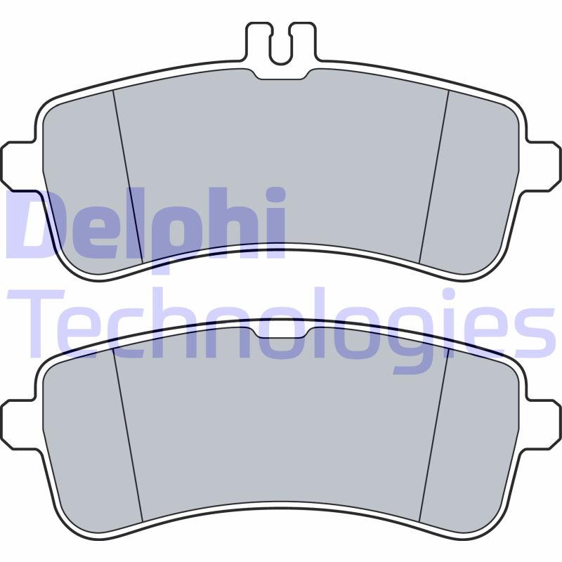 Set placute frana,frana disc LP3542 DELPHI