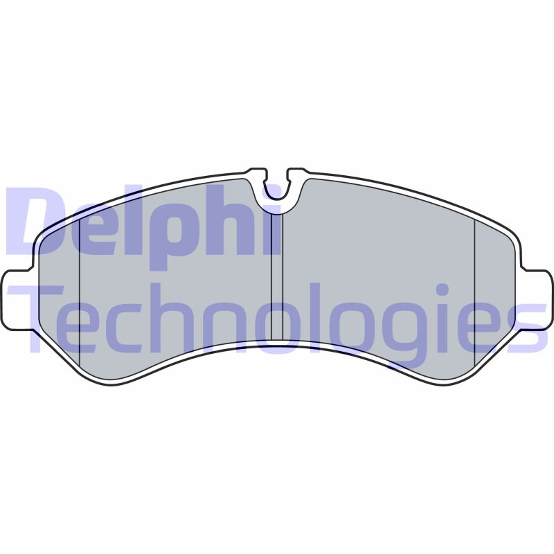 Set placute frana,frana disc LP3548 DELPHI