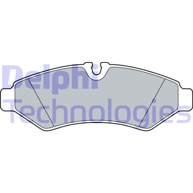 Set placute frana,frana disc LP3549 DELPHI