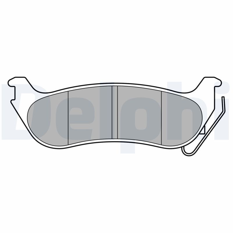set placute frana,frana disc LP3556 DELPHI