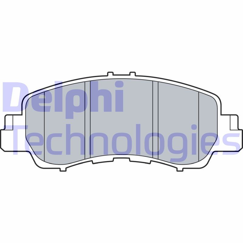 Set placute frana,frana disc LP3571 DELPHI