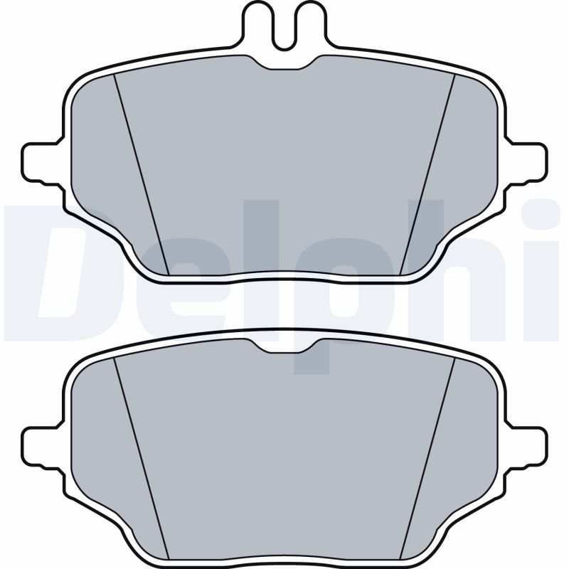 Set placute frana,frana disc LP3572 DELPHI