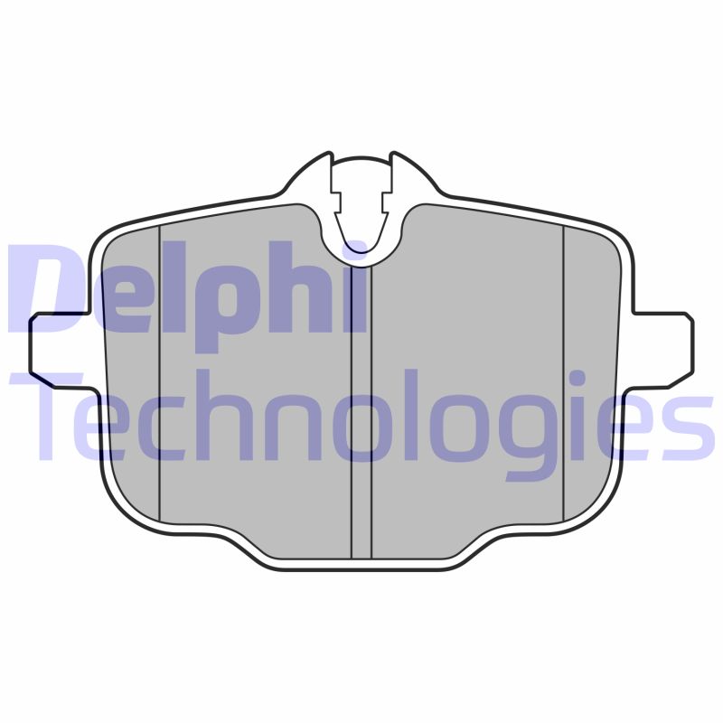 Set placute frana,frana disc LP3579 DELPHI