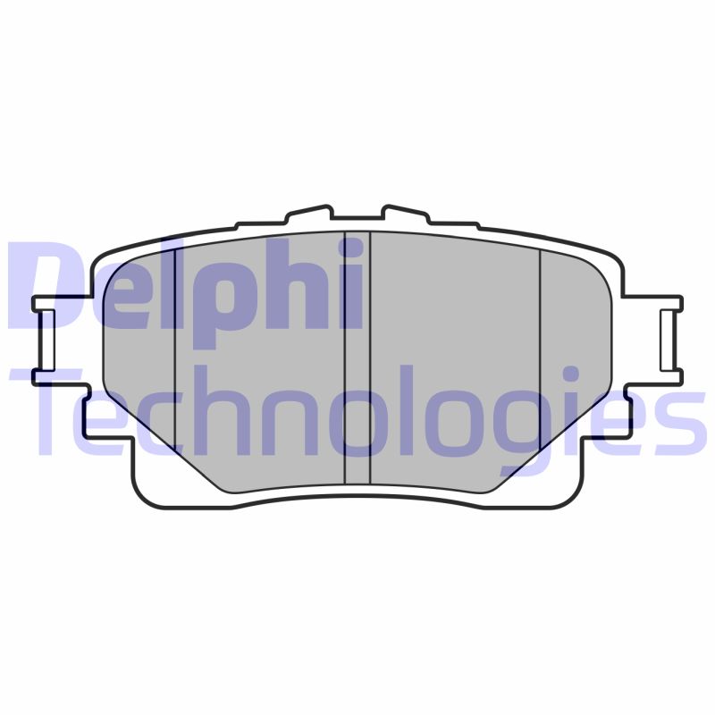 Set placute frana,frana disc LP3599 DELPHI