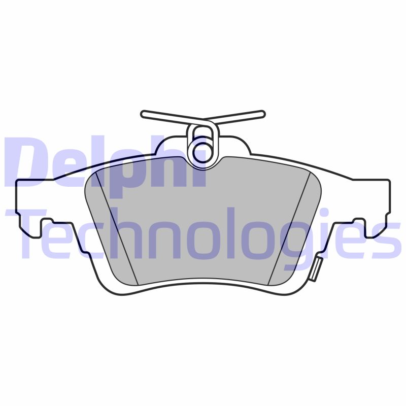 Set placute frana,frana disc LP3600 DELPHI