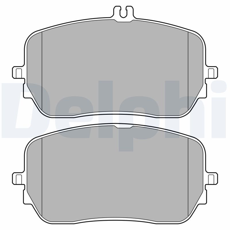 Set placute frana,frana disc LP3603 DELPHI