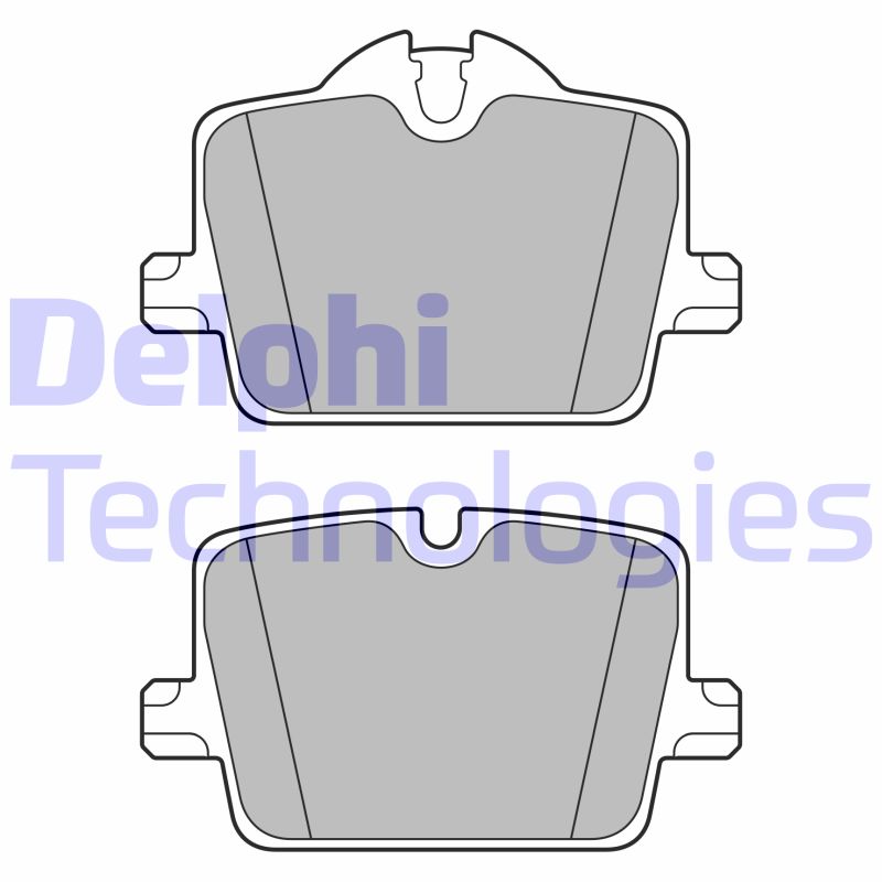 Set placute frana,frana disc LP3605 DELPHI