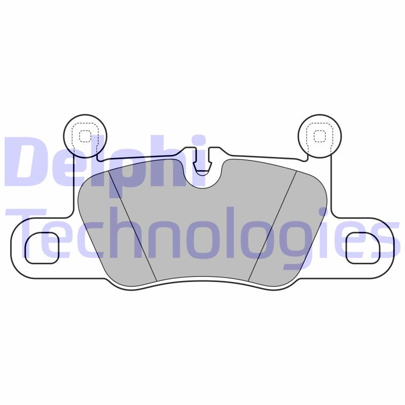 Set placute frana,frana disc LP3614 DELPHI