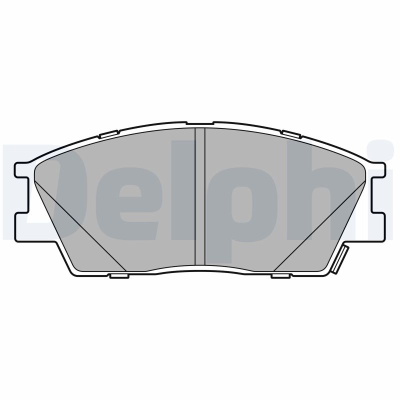 set placute frana,frana disc LP3645 DELPHI