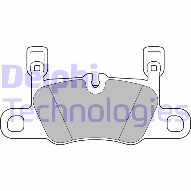 Set placute frana,frana disc LP3656 DELPHI