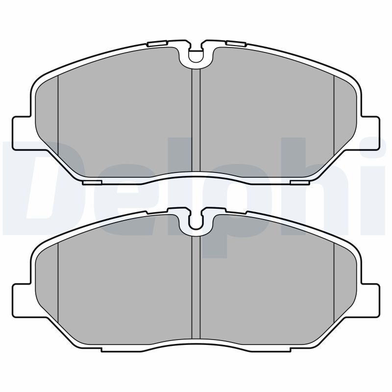 set placute frana,frana disc LP3683 DELPHI