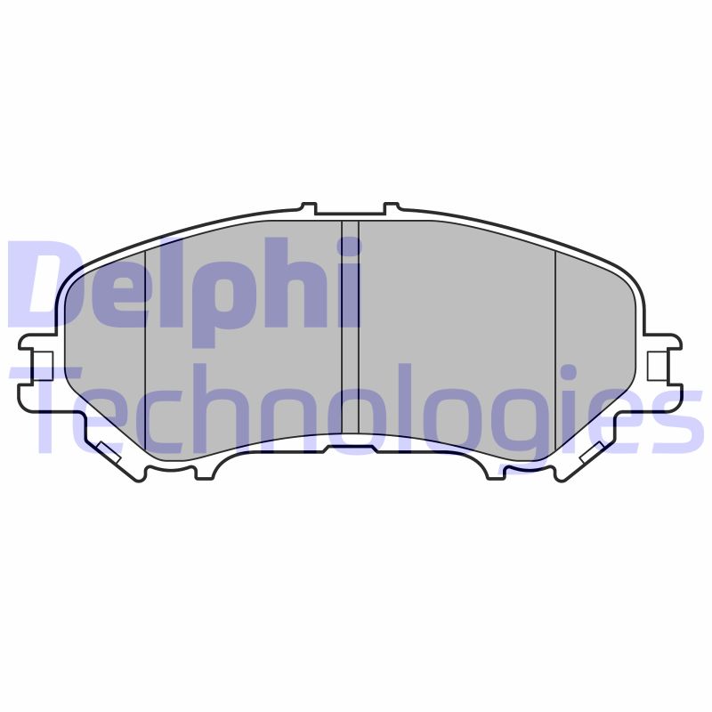 Set placute frana,frana disc LP3693 DELPHI