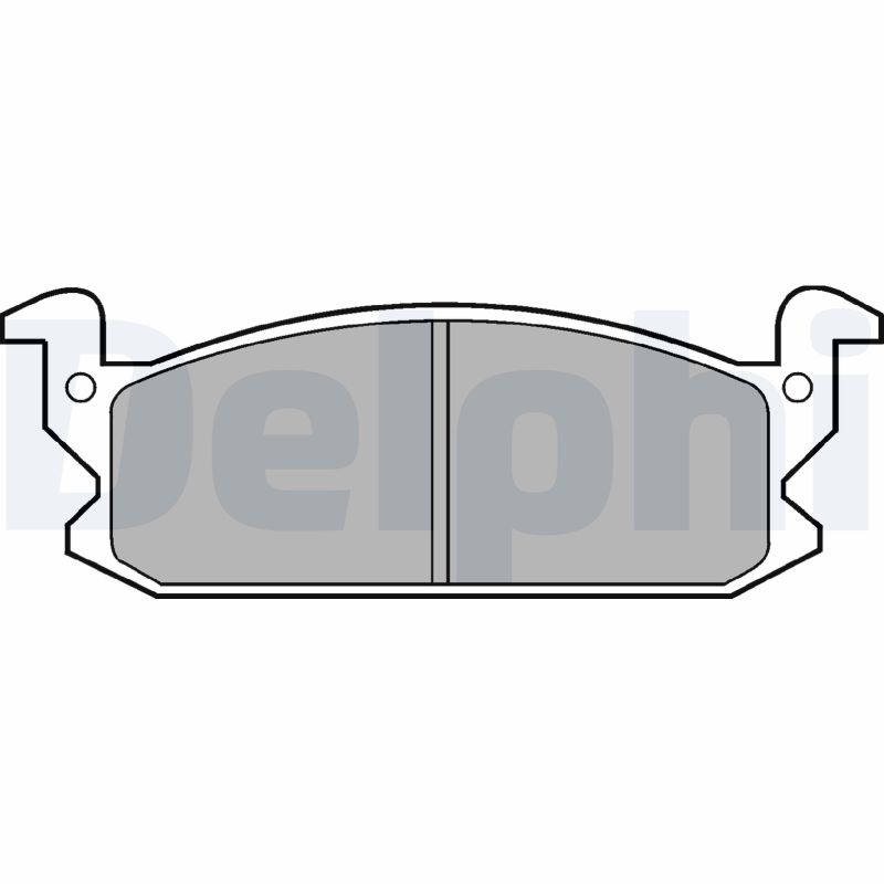 set placute frana,frana disc LP399 DELPHI