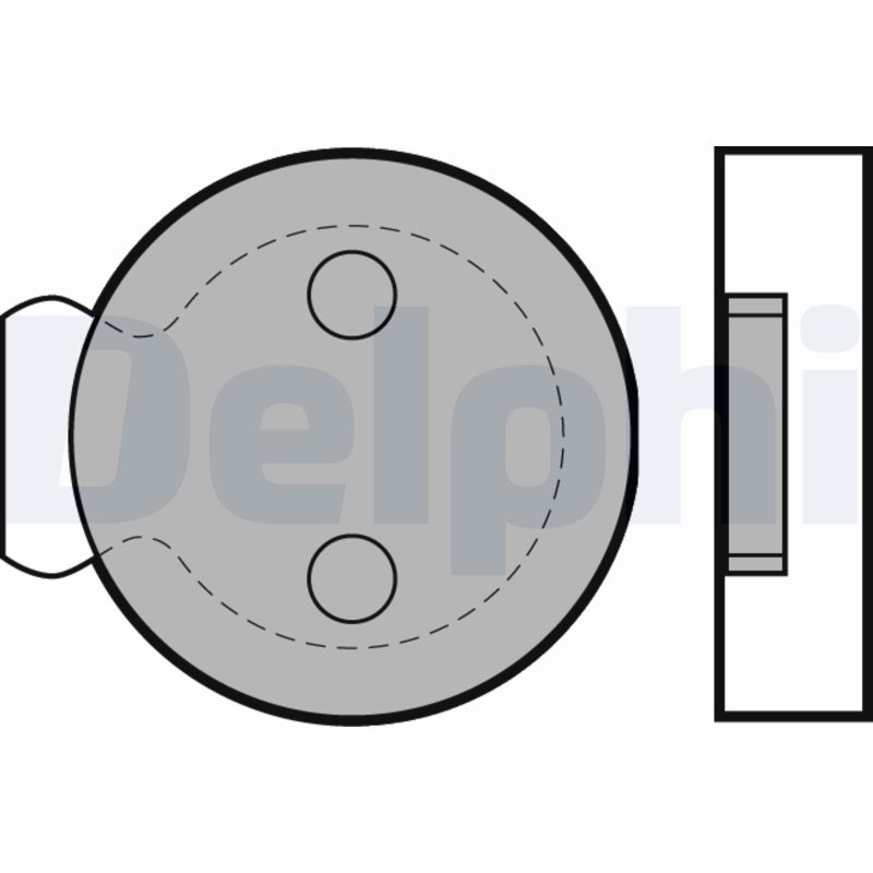 set placute de frana,frana de parcare cu disc LP422 DELPHI