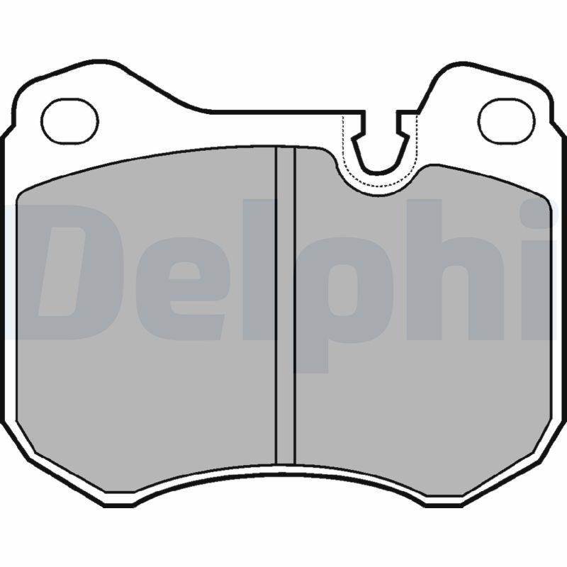set placute frana,frana disc LP446 DELPHI