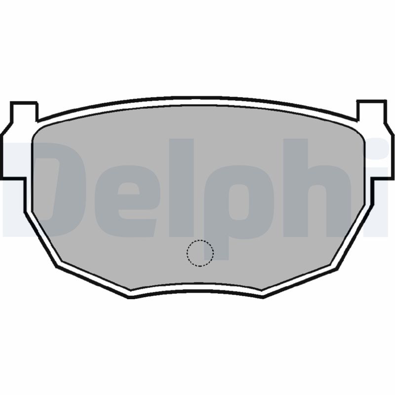 set placute frana,frana disc LP454 DELPHI