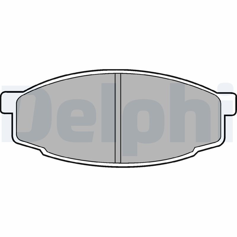 set placute frana,frana disc LP461 DELPHI