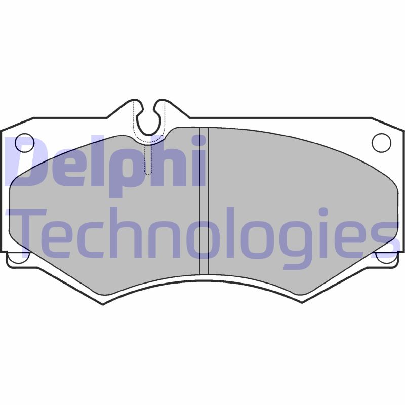 Set placute frana,frana disc LP468 DELPHI