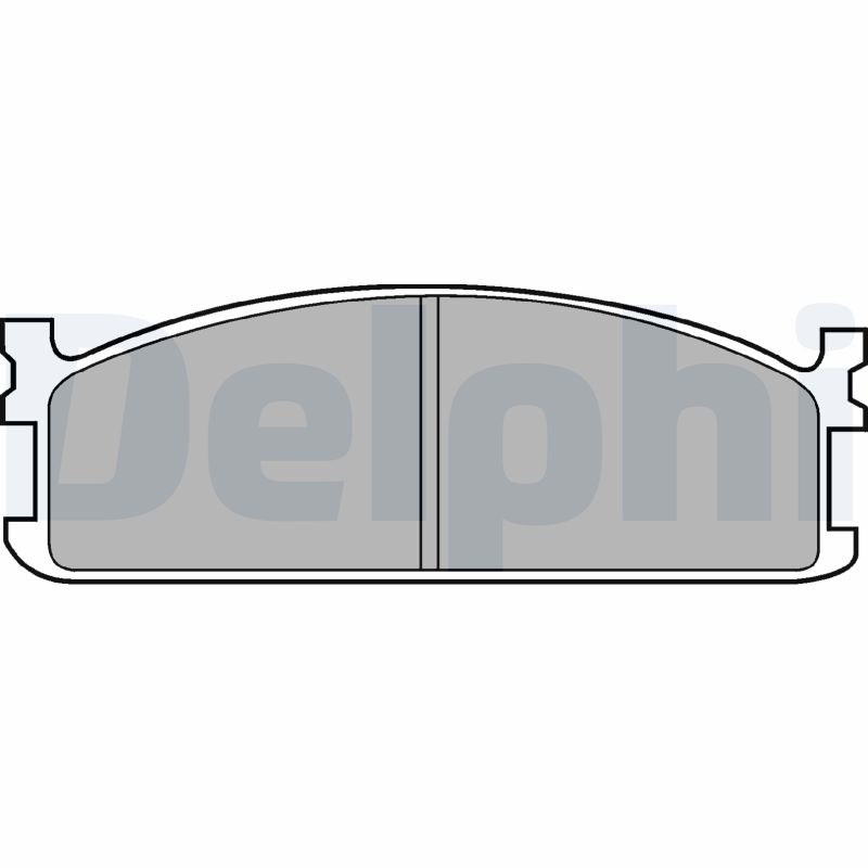 set placute frana,frana disc LP476 DELPHI