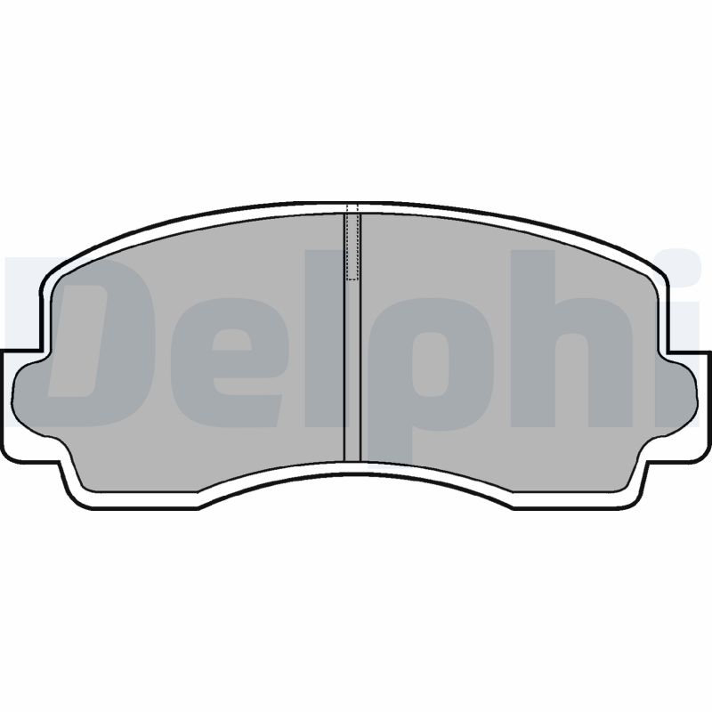 set placute frana,frana disc LP529 DELPHI