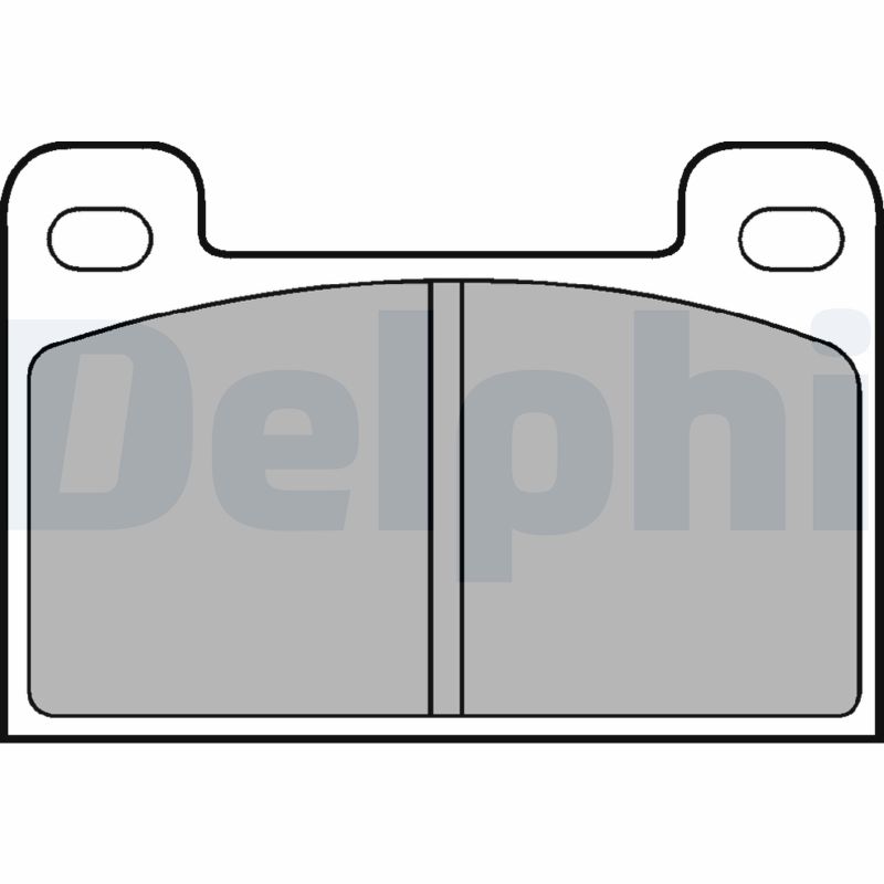 set placute frana,frana disc LP537 DELPHI