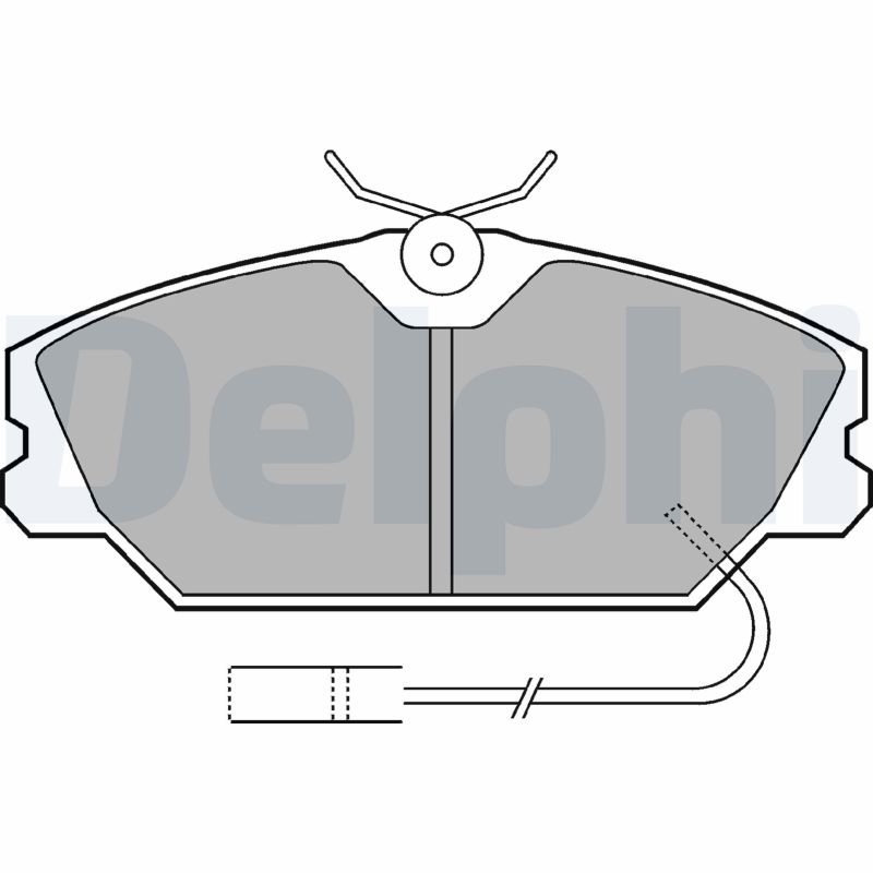 set placute frana,frana disc LP539 DELPHI