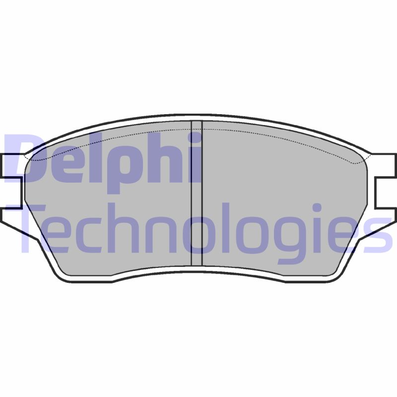 Set placute frana,frana disc LP561 DELPHI
