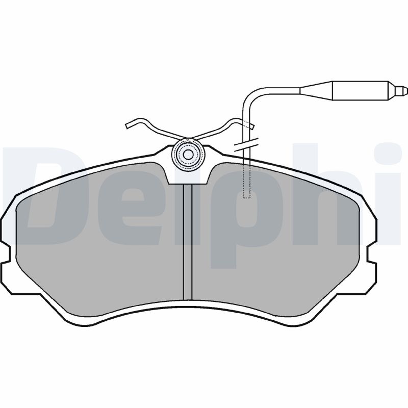 set placute frana,frana disc LP594 DELPHI