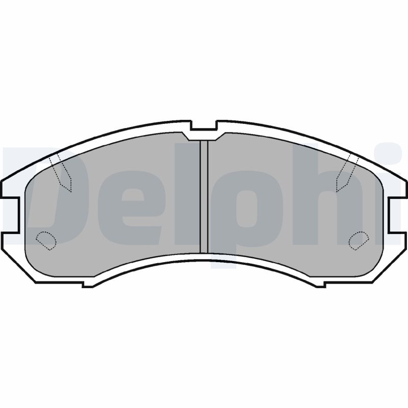 set placute frana,frana disc LP595 DELPHI