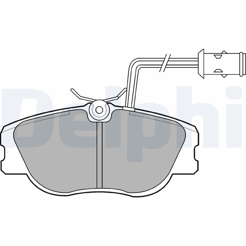 set placute frana,frana disc LP598 DELPHI