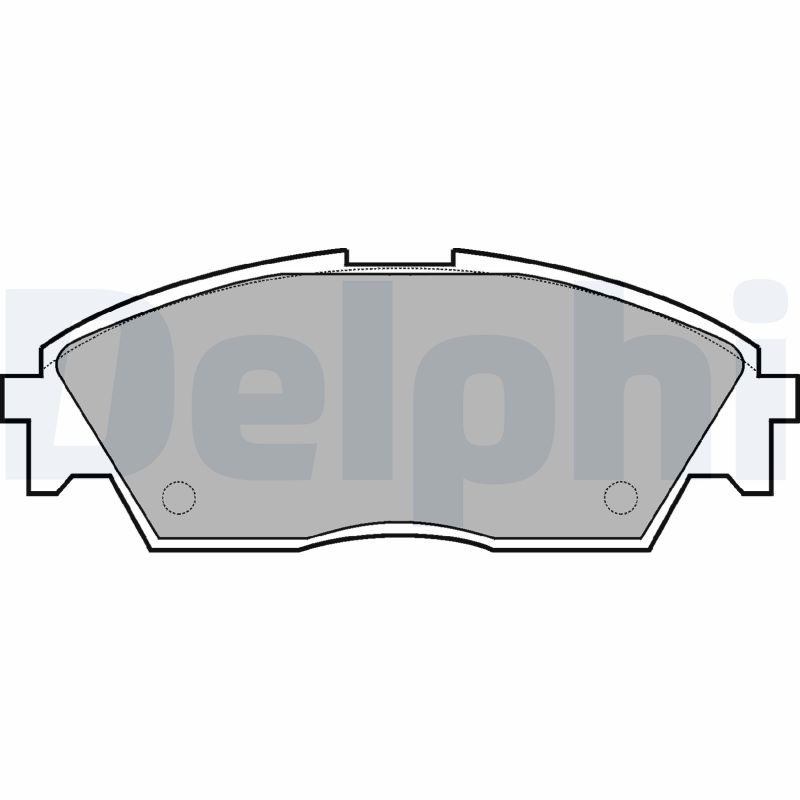 set placute frana,frana disc LP605 DELPHI
