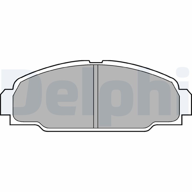 set placute frana,frana disc LP607 DELPHI